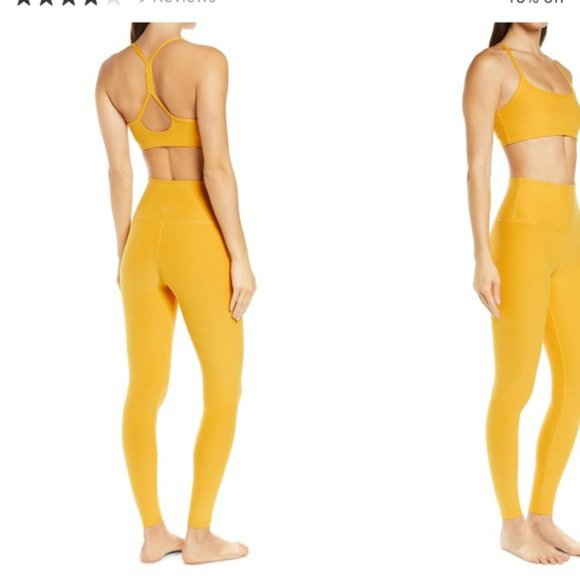 Beyond Yoga Spacedye Midi High Waisted Legging Sunny Citrine Size Medium - Picture 5 of 15